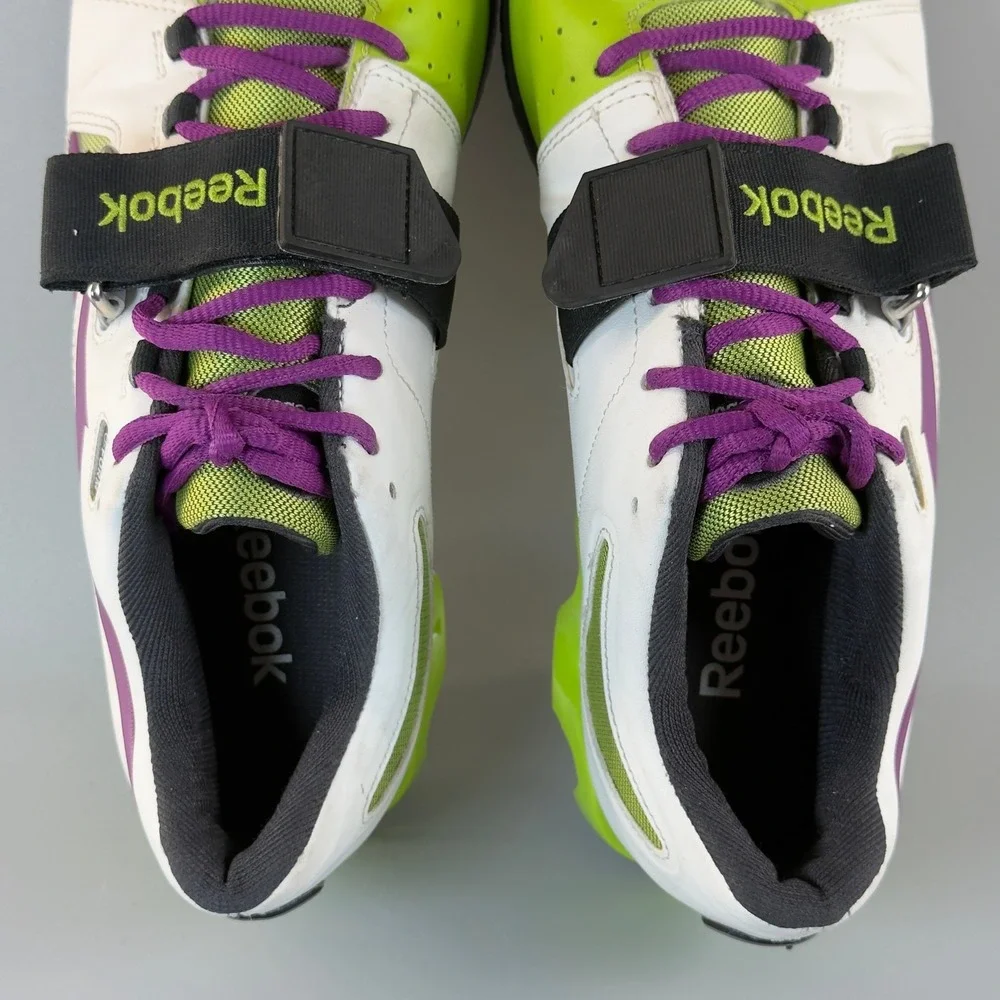Reebok Crossfit U Form Womens 11 Weightlifting Shoe Lace Strap Training Sneakers